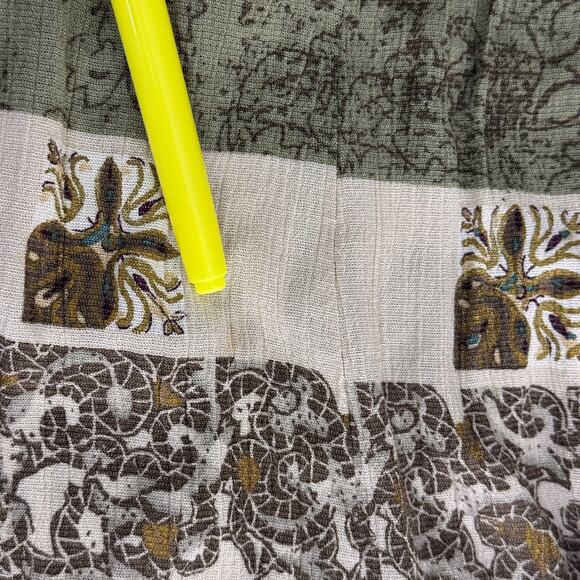 Vintage Carole Little Skirt Womens 14 Floral Mix Boho Flowy Cottagecore 90s Vtg - Picture 9 of 12